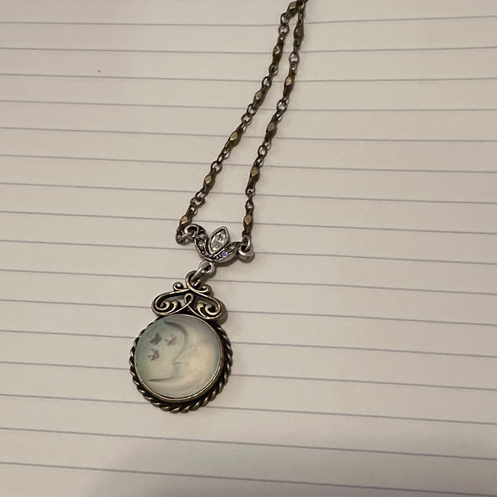 Sweet Romance Shelley Cooper Moon Necklace Bohemian Boho Cottagecore statement - Picture 3 of 7